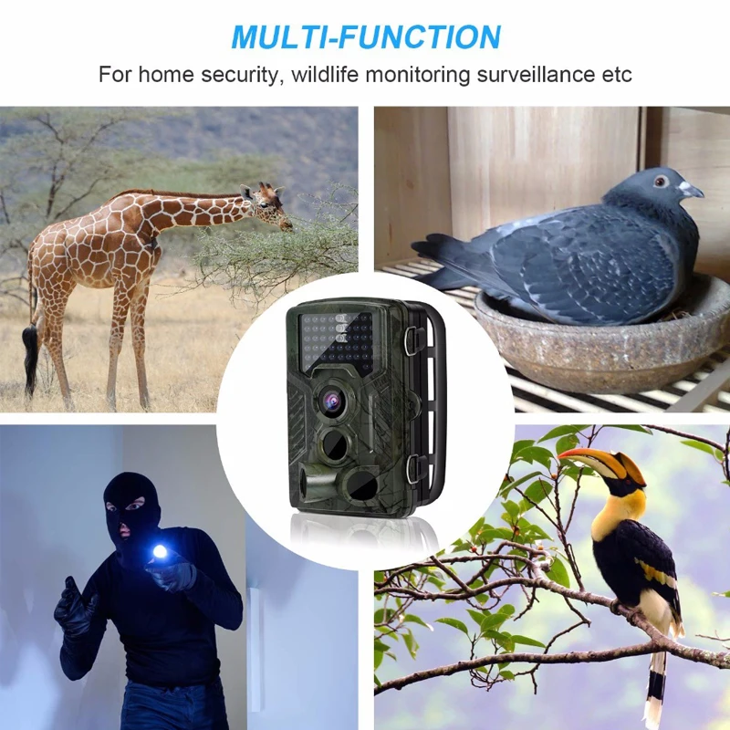 

Hunting Camera HD 1080P Infrared Trace Night Vision Waterproof Trail Camera for Outdoor TLR Shop