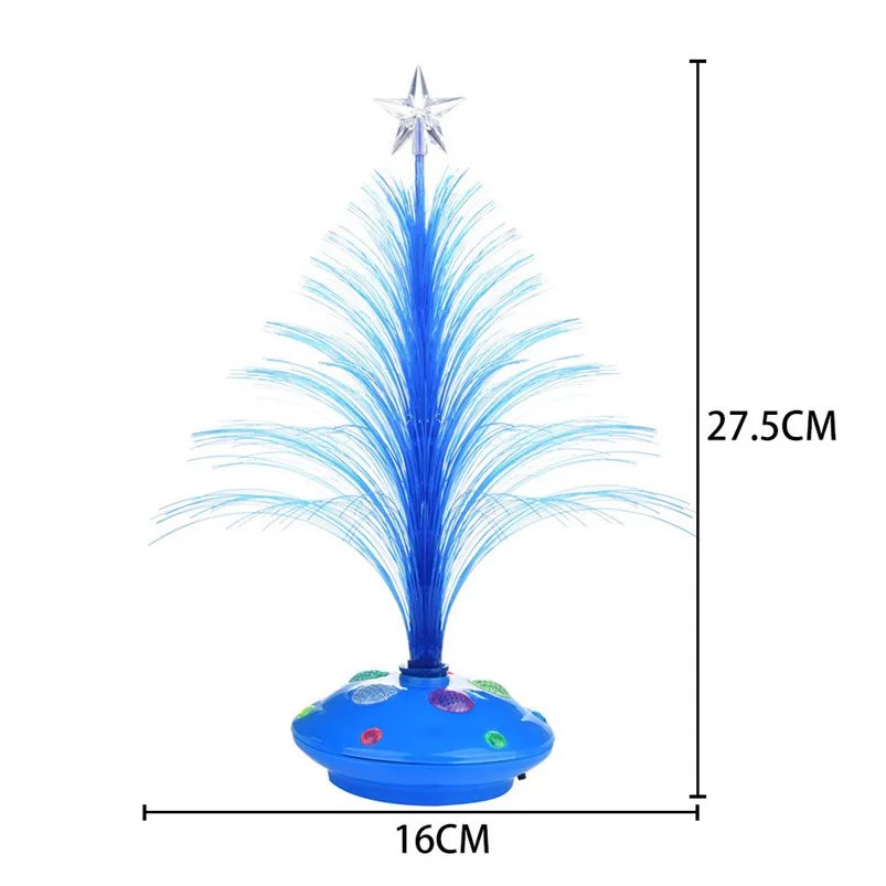 New LED Colorful Changing Mini Christmas Tree Decoration Table Party Charm Desk Decorations Gift for Home decor #4o26#f (10)