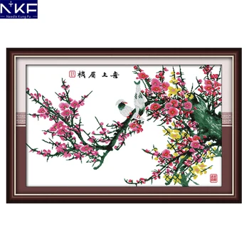 

NKF Beaming Counted or Stamped DIY Kits Handicraft Chinese Cross Stitch Embroidery Drawing Set Cross Stitch Counting Patterns