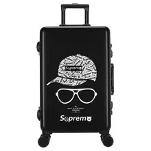 НОВАЯ Трикотажная юбка для девочек с милый высокое качество 20/24/26 дюймов ПК прочная рулонная Чемодан мальчик Spinner, брендовый спортивный костюм с героем мультфильма сумка на колесиках для путешествий чемодан