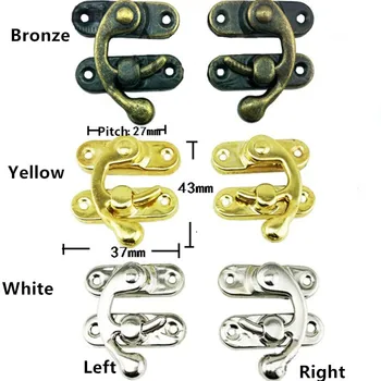 

Antique Box Suitcase Toggle Latch Buckles ,Antique Iron Lock,Wooden Box Lock,37*43mm,60Sets