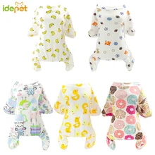 Cute Small Dogs Pajamas For Pet Dogs Cat Clothes Puppy Jumpsuit For Dog Coat For Chihuahua Pomeranian Dogs Print Clothing Shirt music for dogs