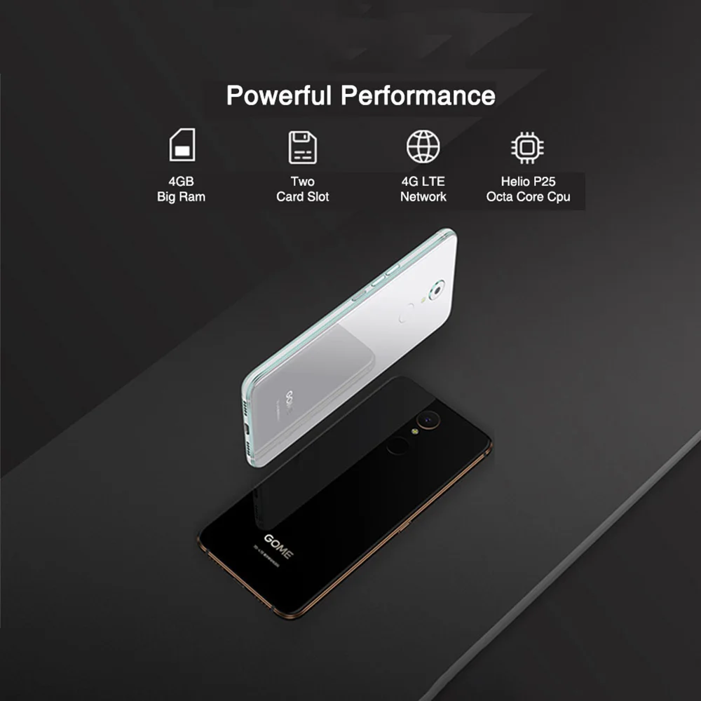 Gome U7 5 99 дюймов 18: 9FHD 3050 мАч мобильный телефон 4 Гб 64 MTK6757CD Android 7 1 Восьмиядерный OTG NFC