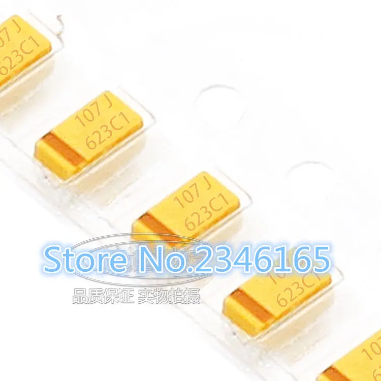 

10pcs A 3216 100uF 6.3V 6V3 107 107J SMD tantalum capacitor