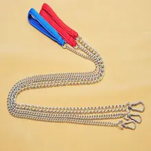 Alta Calidad 120 cm de Acero Inoxidable correa de Perro Durable Cadena de Metal Para Mascotas Productos para Perros