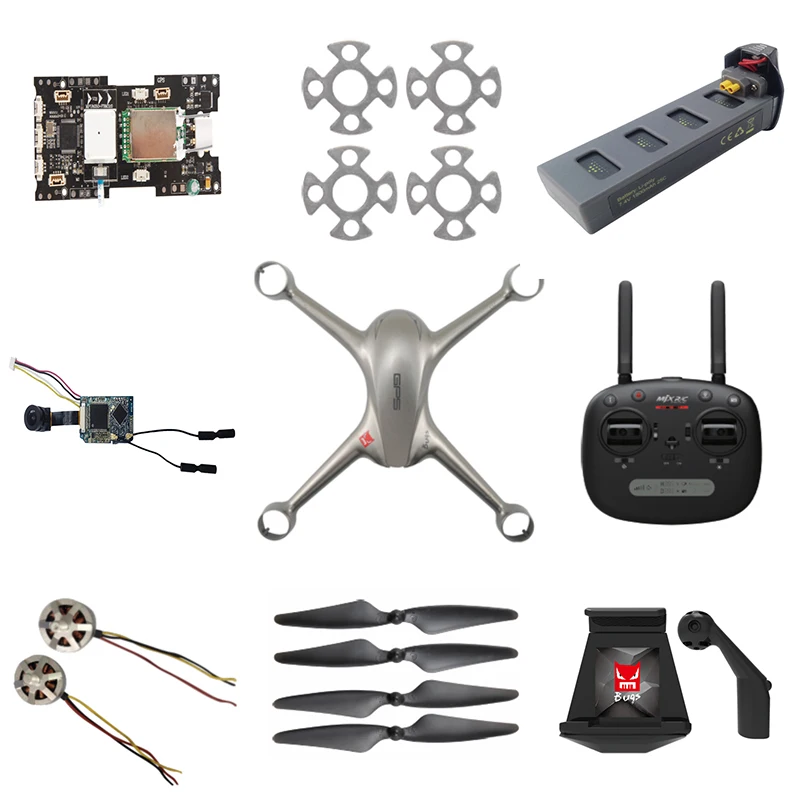 

MJX B2SE JJRC X8 RC Drone Quadcopter Spare Parts motor blade shell ESC Receiver Camera GPS Lamp board Compass Remote charger etc