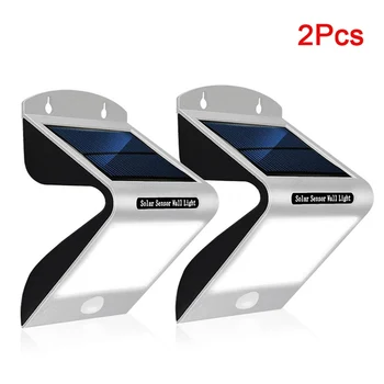 

2 Pack 20 LED Solar Light Wall Lamp Infrared Motion Sensor Waterproof Outdoor Garden Security Lights Luz Solar Led Para Exterior