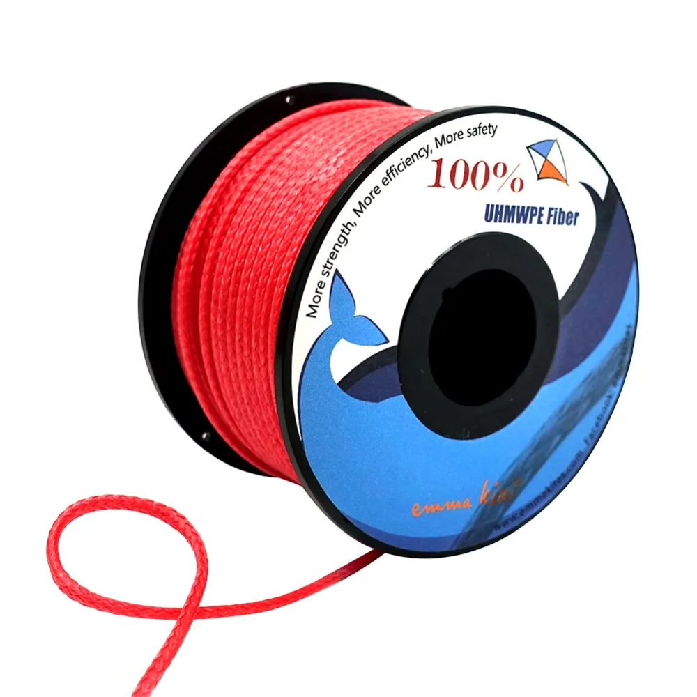 100ft 750lb Braided Line 12 Strands Fishing Line 1.6mm Flying Kite Line