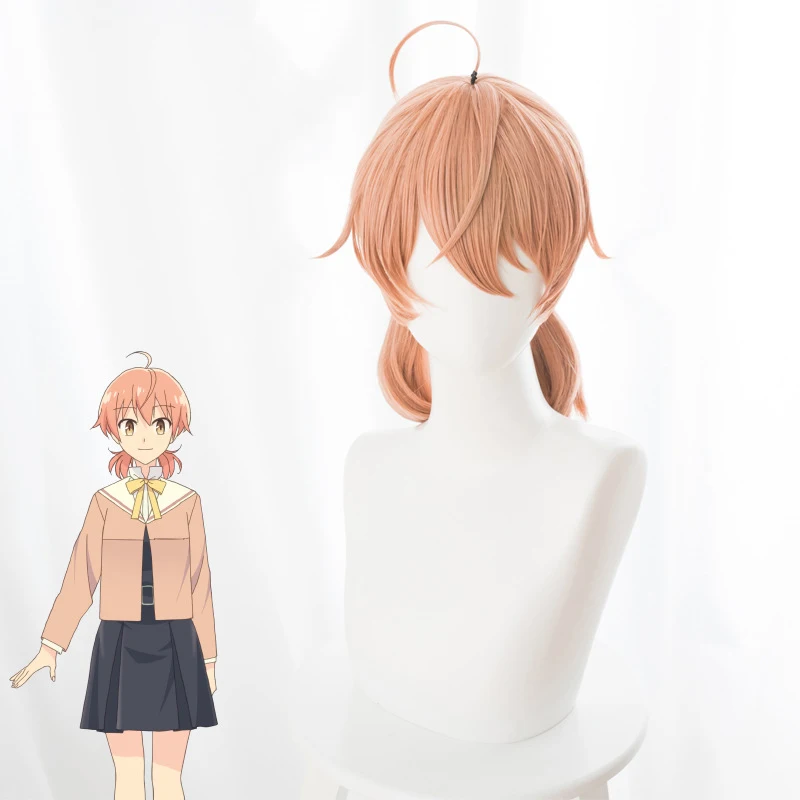 Цветет в вас Yagate Kimi ni Naru Koito Yuu парик длинный прямой розовый оранжевый для