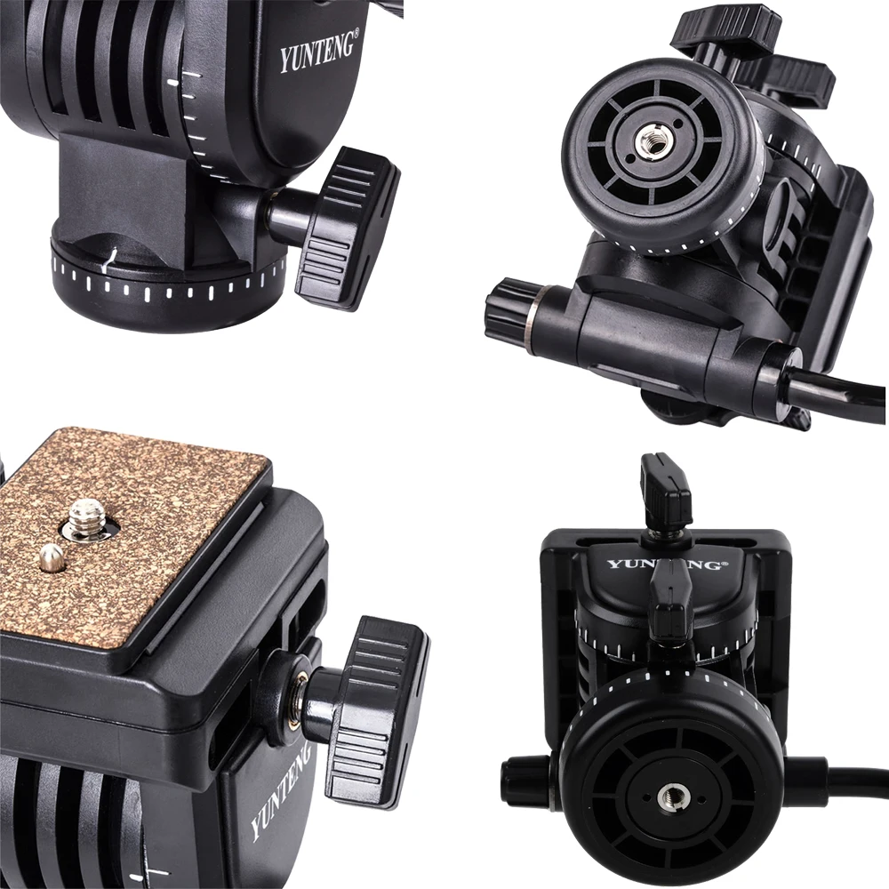 Штатив YUNTENG YT 950 с гидравлическим давлением 360 градусов|tripod head|yunteng yt-950360 degree |