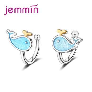 

Personality Small Fresh Dolphin Animal Earrings Female Temperament Simple Fashion Brincos Statement Jewelry