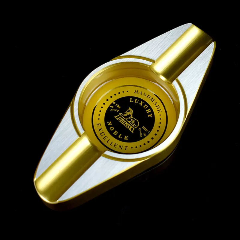 LUBINSKI Портативный Золотой 4 факел зажигалка для сигарет и держатель для сигарет и резак для сигар лучший костюм для сигарет как коробка