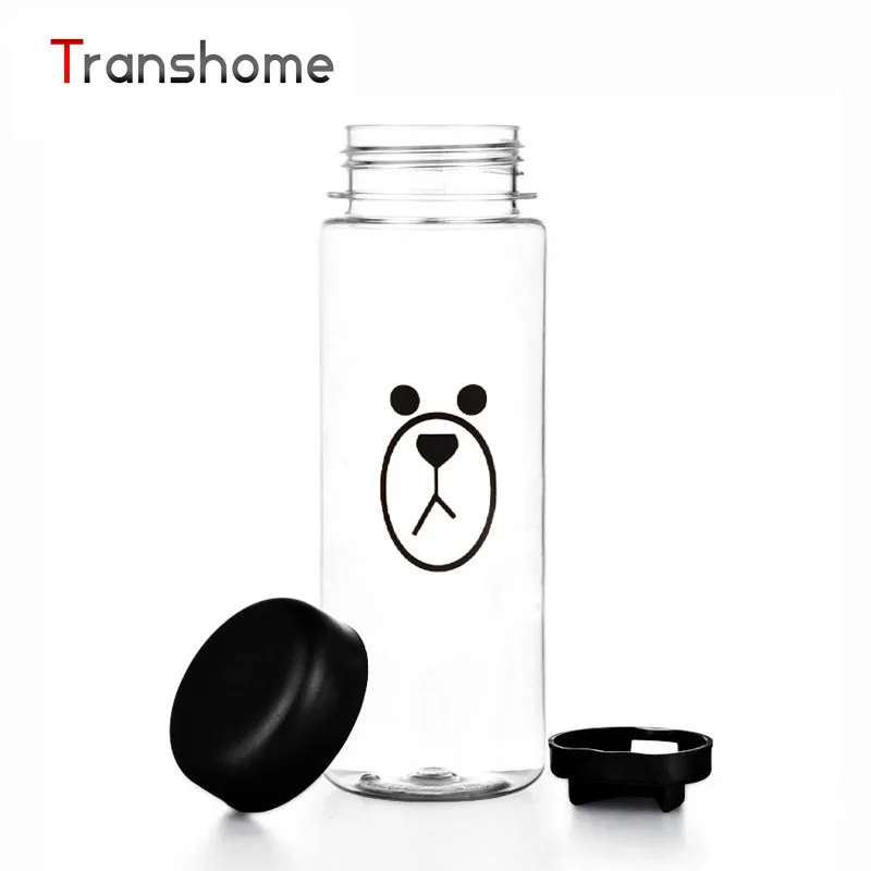 Transhome шейкер бутылка для воды 500 мл Infuser для спорта на открытом воздухе путешествия велосипед BPA БЕСПЛАТНО пластиковый напиток для воды портативные бутылки