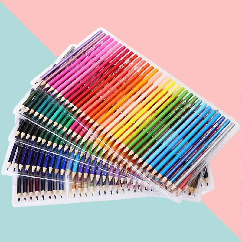 Günstig 160 farben Holz Öl Farbige Bleistift Set Malerei Farbe Kunst Marker Bleistifte Für Zeichnung Skizze Kinder Geschenke Kunst Liefert Schreibwaren