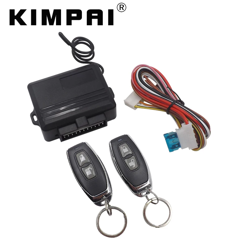 KIMPAI Universal Remote Control Car Lock Control Module Keyless System Anti Theft Device One Way Auto