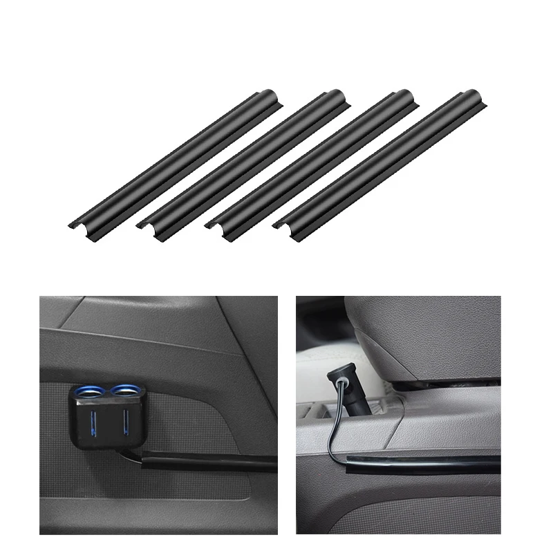 

4pcs Car Tie Clips Wire Organizer Cable Holder GPS Data Cable Light Clip Auto Interior Stowing Tidying Dropshipping