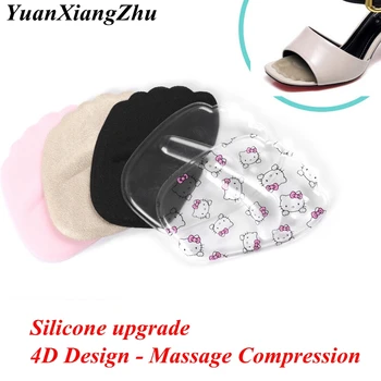 1 Pair High Heels Mat Silicone Gel Heel Cushion Protector Foot Feet Care Shoe Insert Pad Insole Soft Inserting Insole Woman Pad 39 23cm silicone female fake foot inner bone inside feet shoe model fetish 2017 new f800