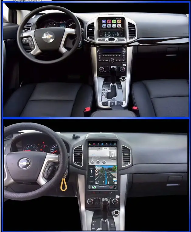 13,6 дюймов Tesla стиль Android 8,1 автомобильный DVD gps навигационный плеер для Chevrolet captiva 2013- PX6 Радио Стерео ips 4G ram