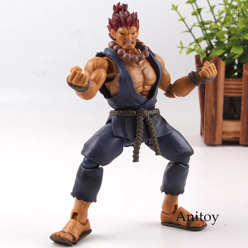 

S.H.Figuarts Shf Street Fighter Figure No.05 Akuma Figure PVC Action Figure Street Fighter Figuren Gouki Fighting Body Toys