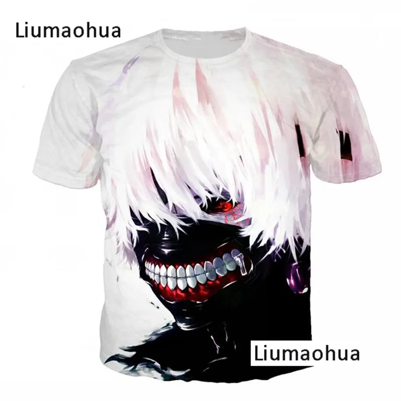 LIASOSO-Brand-Tops-Harajuku-Short-Sleeve-Cartoon-Anime-Tokyo-Ghoul-Kaneki-3D-Print-Round-Neck-T (2)