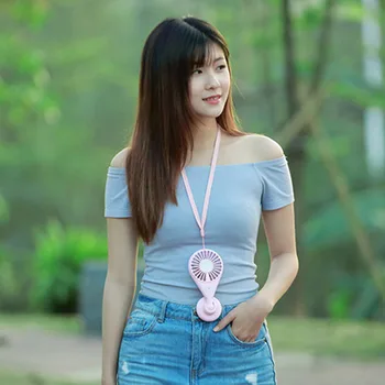 

Mini USB Fan For Outgoing Air Cooler Rechargeable Ventilador Portable Neck Fan Summer Handle Air Conditioner