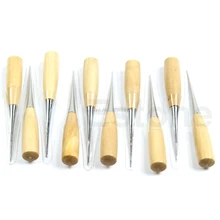 Новые профессиональные инструменты для шитья кожи с деревянной ручкой шило кожевенное ремесло сшитое Шило и Прямая поставка