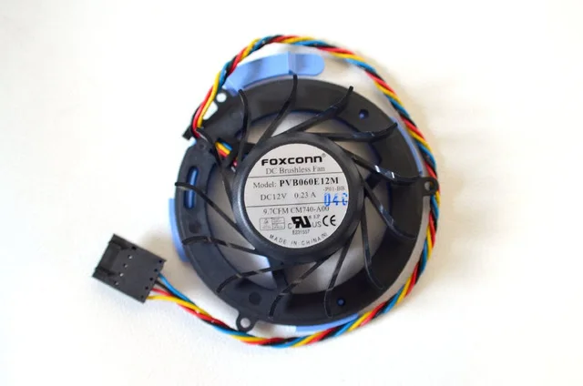 

CPU Fan for Dell OptiPlex GX740 745 755 760 780 Hard Drive HDD Cooling Fan CM740 0CM740 PVB060E12M or DFB601612MA0T F7S5