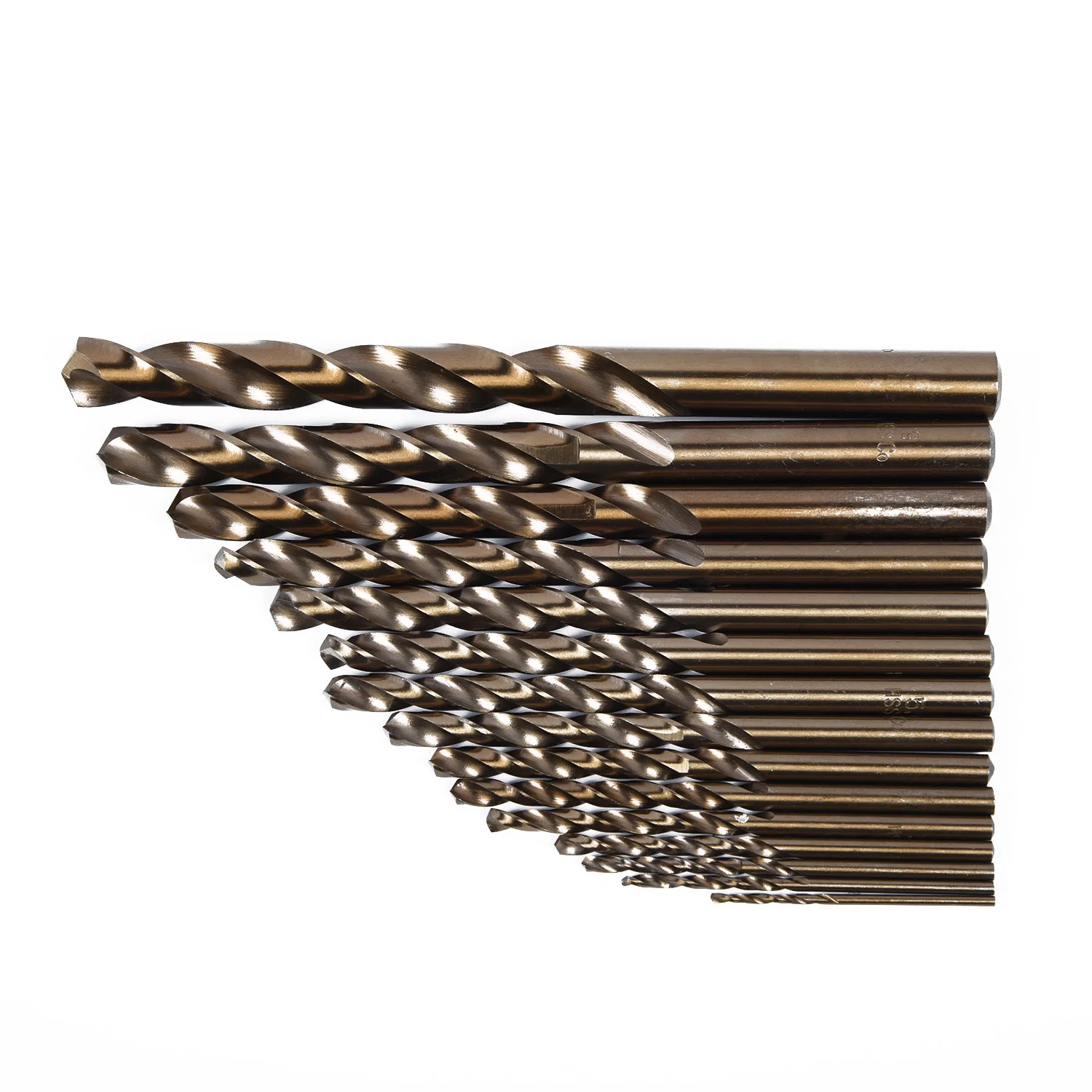 1.5-10mm Drill Bits HSS-Co 5% M35 Cobalt 135 Degree Split Point Tip Replace Kit