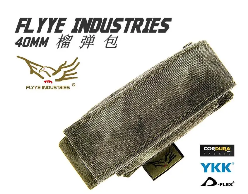 

FLYYE MOLLE 40MM grenade pouch Magazine pouch Military camping hiking modular CORDURA PH-G001