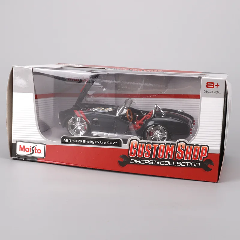 1:24 Simulation Diecast Alloy Classic Car Model Toys For Corvette With Steering Wheel Control Toy For Children With Original Box