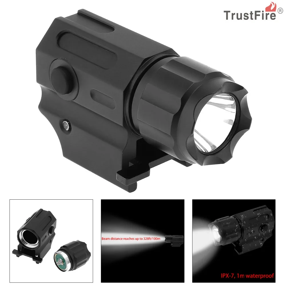 Водонепроницаемый светодиодный фонарь TrustFire G03 R5 ручной военный 210LM пистолет