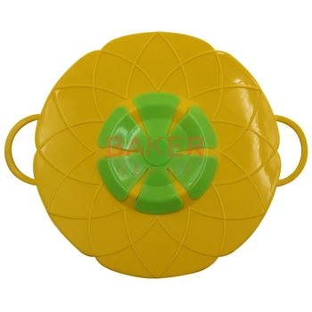 

Kitchen Gadgets Silicone Lid Spill Stopper Pot Cover 26CM 30CM Diameter Cooking Pot Lids Utensil Random color