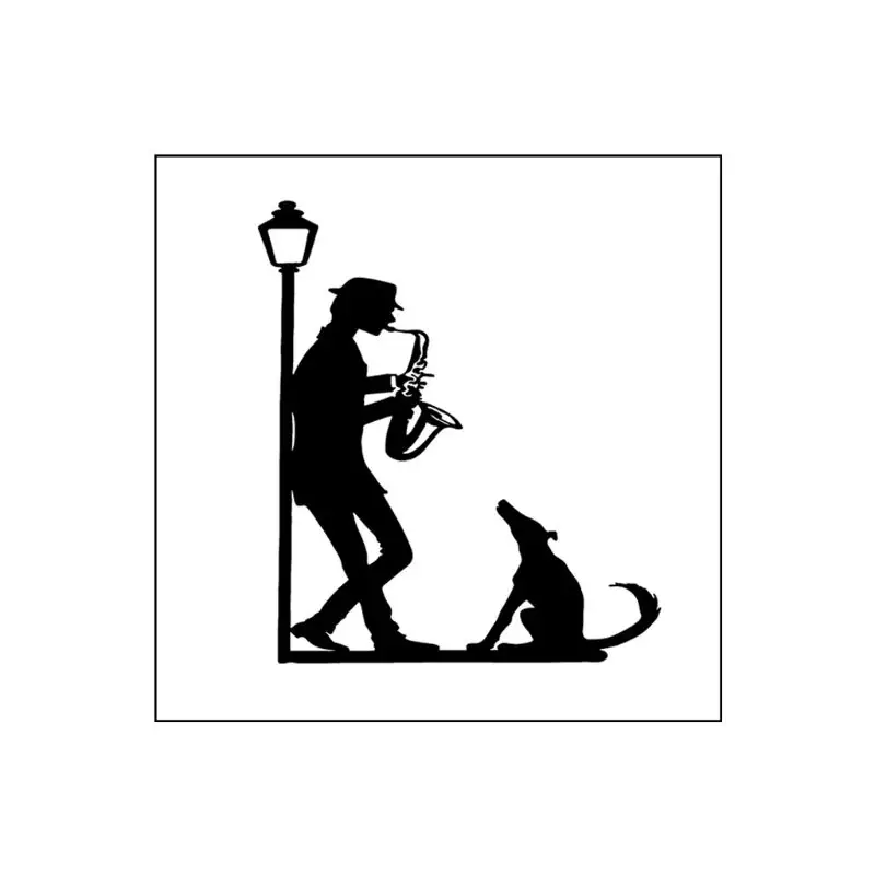 

Man With Dog DIY Silicone Clear Stamp Cling Seal Scrapbook Embossing Album Decor For Scrapbooking New Stamps 2019