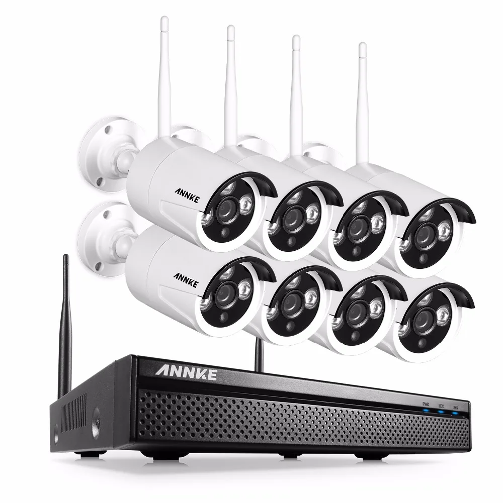 annke 8ch cctv system wireless 720p nvr 8pcs 1 0mp ir outdoor p2p wifi ip cctv security annke 8ch cctv system wireless 720p nvr 8pcs 1 0mp ir outdoor p2p wifi ip cctv security