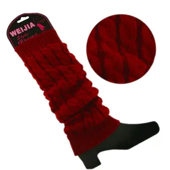 

Women Winter Warm Knit Crochet High Knee Leg Warmers Leggings Boot Leggings Slouch