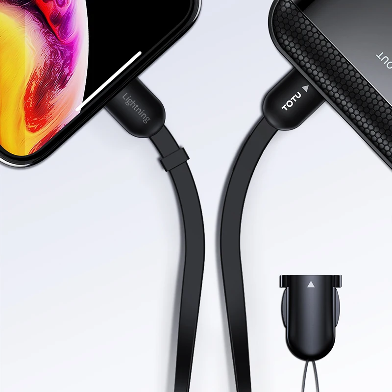 Кабель для Apple lightning usb type-c, 20 см, короткий usb-кабель для зарядки iPhone 7, samsung, huawei, xiaomi, usb-кабель для зарядки