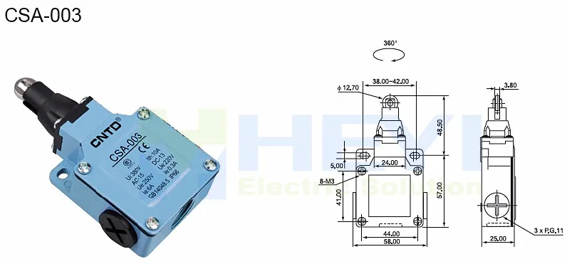 CNTD Mini Magnetic Limit Switch Elevator Limit Switches CSA-003