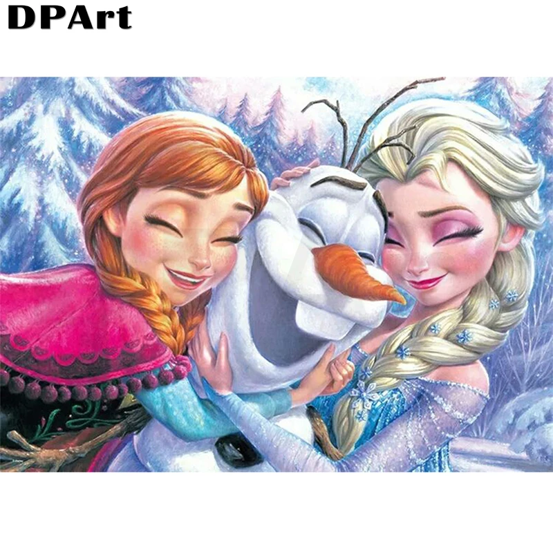 

Diamond Painting Full Square/Round Drill The Snow Queen 3D Daimond Embroidery Painting Cross Stitch Kit Mosaic Rhinestone X028