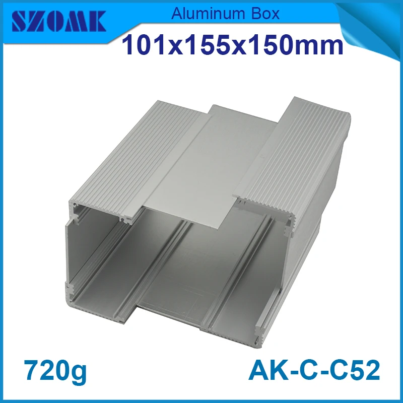 

10 pieces distribution box circuit breaker metal box enclosure extruded aluminum enclosures electronics 101 *155*150mm