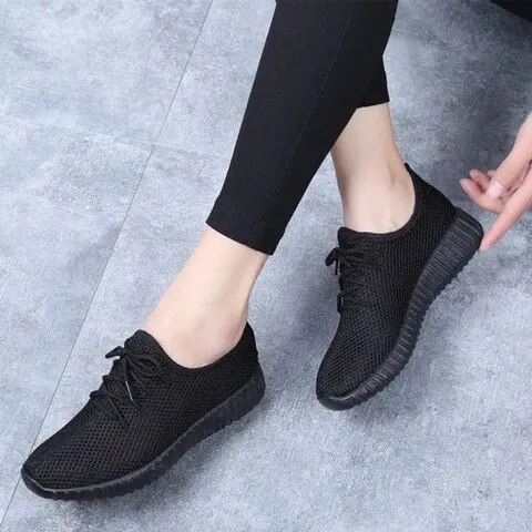 

Sapatos Casuais 2019 Summer Women Running Shoes Air Mesh Woman Trainers Chaussure Basket Femme Girl Breathable Sneakers Shoes