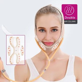 

Inflatable Face Slimming Band Air Pressure V Face Shaper Face Thin Bandage Anti Swelling Facial Mask Skin Firming Tighten Tool