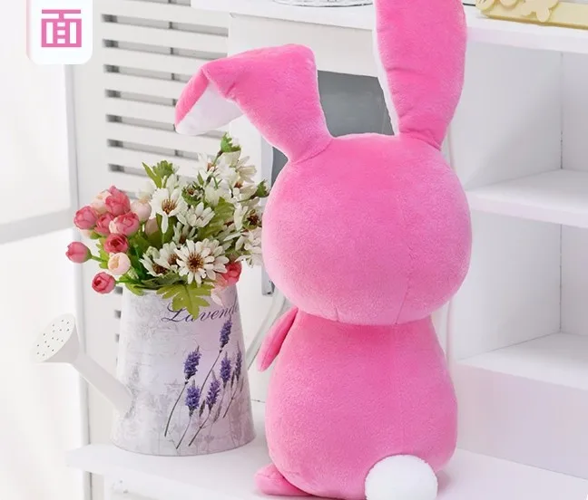 ow dva hana song pink rabbit mascot toy 20 inches stuffed plush cartoon toy