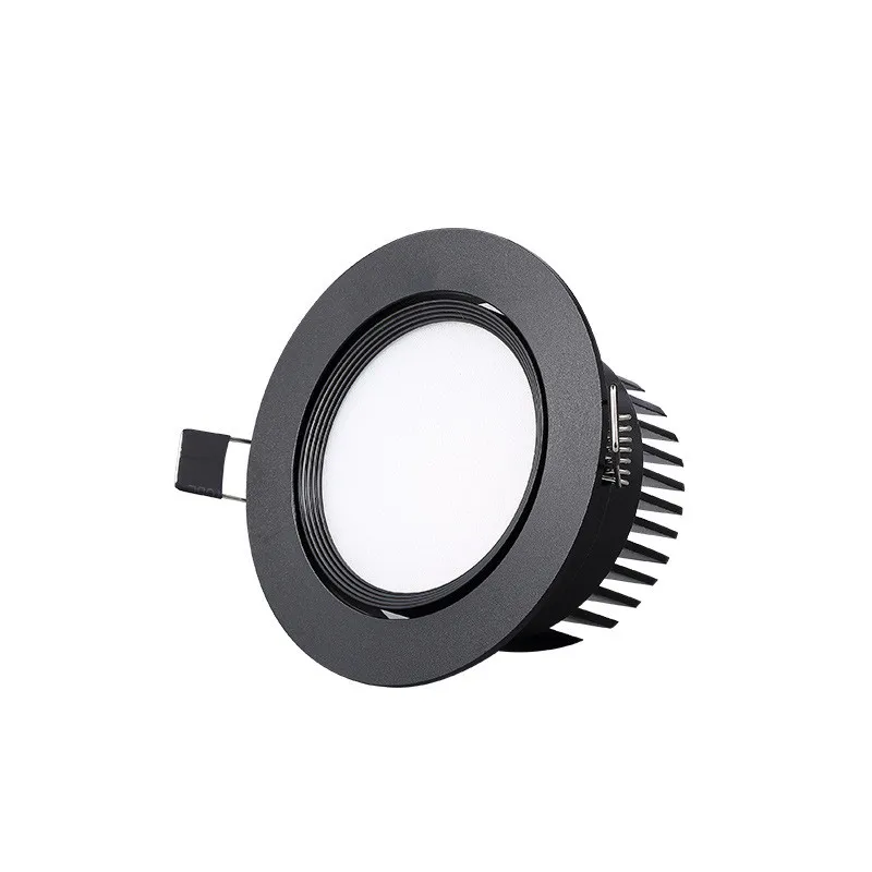 

1pcs round Dimmable Led downlight light Ceiling Spot Light 5w 7w 12w ac85-265V ceiling recessed Lights Indoor Lighting