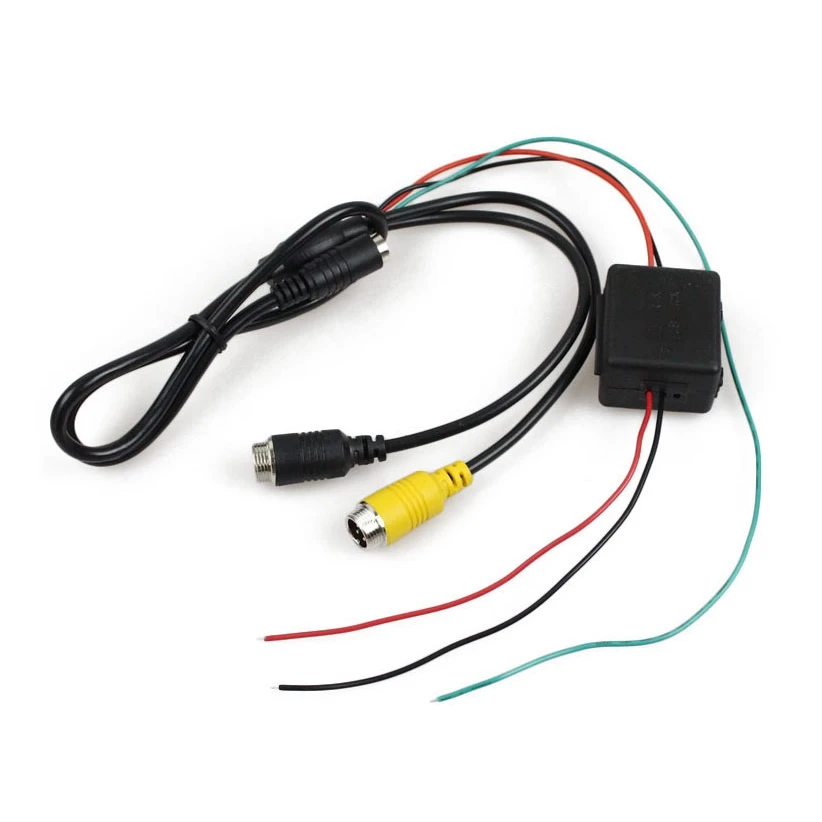 DIYKIT AHD 800x480 7 &quotIPS ЖК монитор автомобиля заднего вида Поддержка 1080P камера 2 x 4PIN