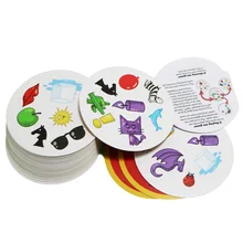 Spot Cards Game for Children Like it Family Fun Double English Version Board Game Kids