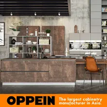 Кухонная Мебель современая Кухня Шкаф горячие продажи Уникальный дизайн Кухни от фабрики OPPEIN OP16-SIN01