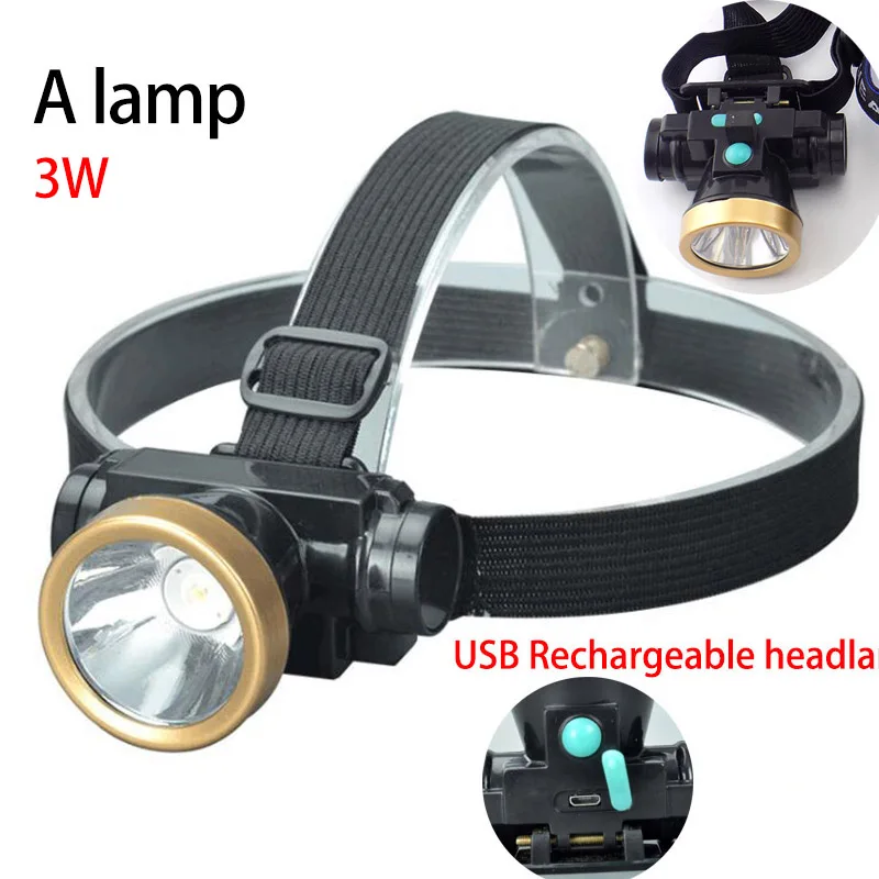 high Power USB Headlamp Head Lamp Torches linterna Small Led T6 headlight Flashlight Headlight Camping Rechargeable with battery