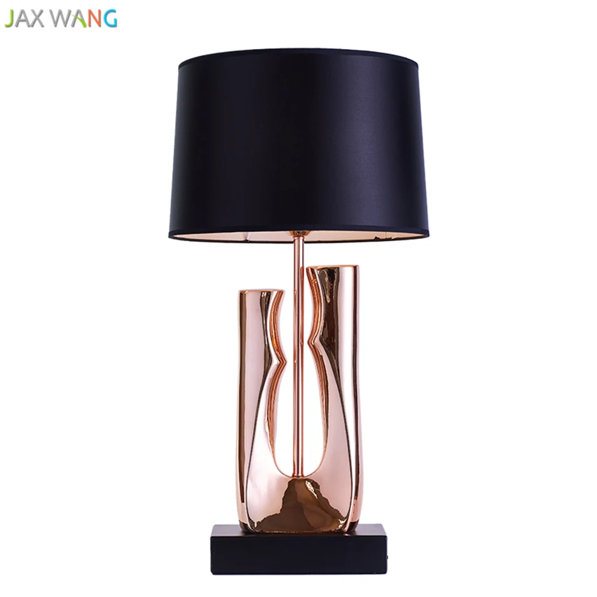 rose gold table lamp shade