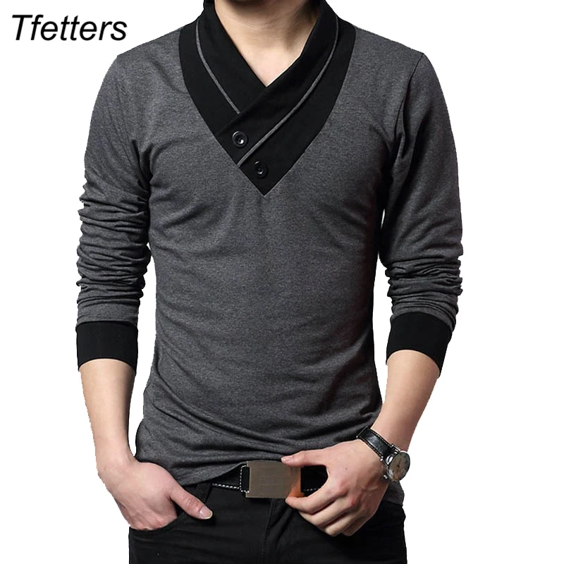 TFETTERS Brand Autumn Fashion Men T shirt T Shirt Men