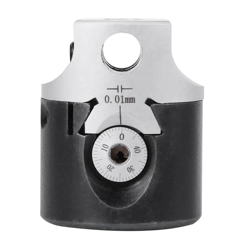 2Inch 50Mm F1 Type Boring Head 12Mm Lathe Boring Bar Milling Holder For Mt2 Mt3 R8 Shank Milling Machine Tools With Hex Wrench